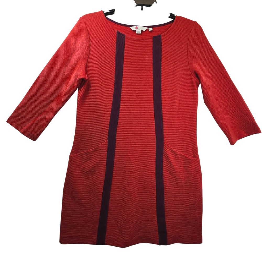 Boden Anita Ottoman Ribbed Dress Womens 6P Tunic Preppy Career Academia Twee‎